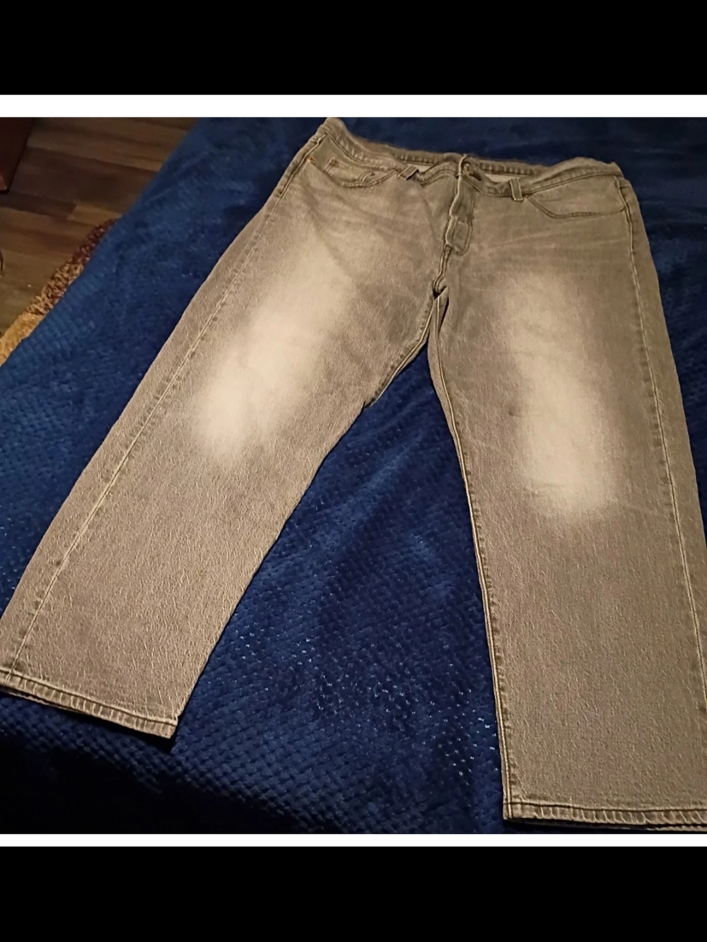 Levi's Relaxed Gray Washed Denim Pants